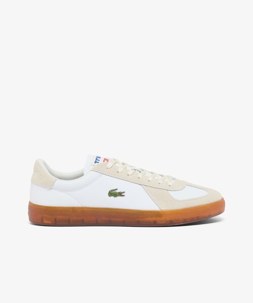LACOSTE(ラコステ)の「メンズ BASESHOT PRO 126 1 SMA レザー スエード切り替え ローカットスニーカー(スニーカー・メンズ・ホワイト/ライトグレー/ライトブルー・28.0cm/26.5cm/27.0cm/26.0cm/25.5cm/28.5cm/25.0cm)」の7枚目の写真