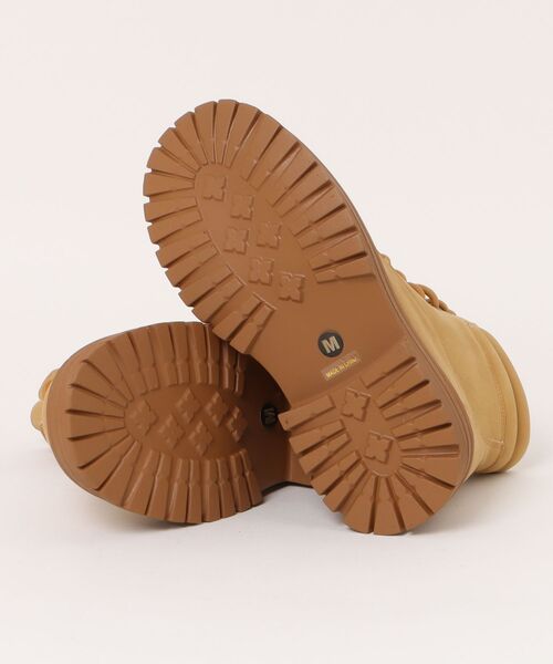 SPINNS（スピンズ）の「ショートマウンテンブーツ（ブーツ・レディース・ブラック/キャメル・L/M）」の4枚目の写真