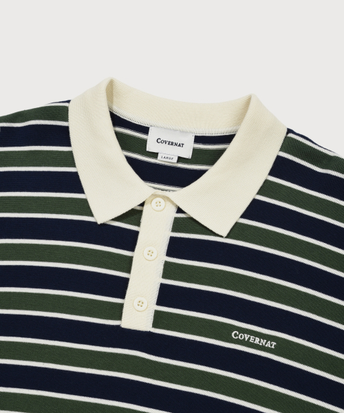 COVERNAT(カバーナット)の「ストライプカラー ニット グリーン(ニット/セーター・レディース・その他・SMALL/MEDIUM/LARGE/X-LARGE)」の6枚目の写真
