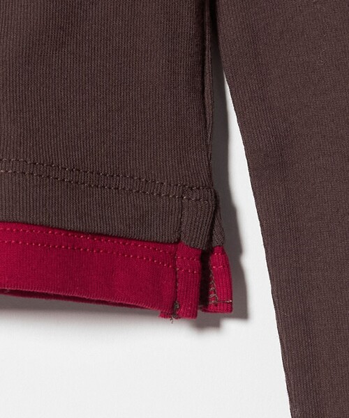 JANESMITH(ジェーンスミス)の「<JANE SMITH >オフショルダー バイカラー プルオーバー(Tシャツ/カットソー・レディース・ブラウン系・38)」の5枚目の写真