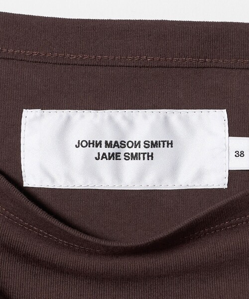 JANESMITH(ジェーンスミス)の「<JANE SMITH >オフショルダー バイカラー プルオーバー(Tシャツ/カットソー・レディース・ブラウン系・38)」の8枚目の写真