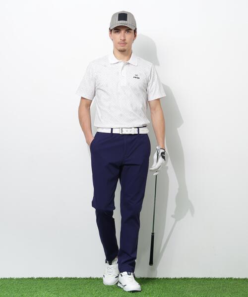 PING(ピン)の「【PING APPAREL】EPIX変形ストレッチサッカー半袖ポロシャツ(ポロシャツ・メンズ・ホワイト/レッド/ネイビー・LL1/L/LL/M/S)」の20枚目の写真