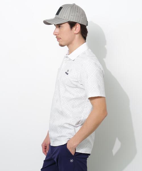 PING(ピン)の「【PING APPAREL】EPIX変形ストレッチサッカー半袖ポロシャツ(ポロシャツ・メンズ・ホワイト/レッド/ネイビー・LL1/L/LL/M/S)」の21枚目の写真