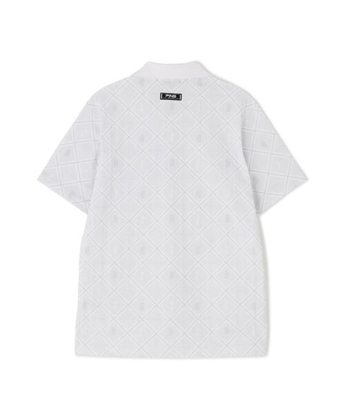 PING(ピン)の「【PING APPAREL】EPIX変形ストレッチサッカー半袖ポロシャツ(ポロシャツ・メンズ・ホワイト/レッド/ネイビー・LL1/L/LL/M/S)」の4枚目の写真