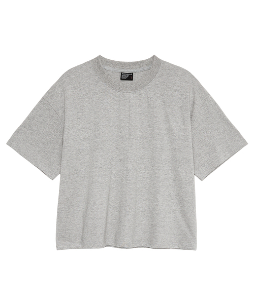 ELIMENO(エリメノ)の「ELベーシック メンズ クロップ 半袖Tシャツ 3カラー(Tシャツ/カットソー・メンズ・ブラック/グレー/ホワイト・1/2/3)」の3枚目の写真