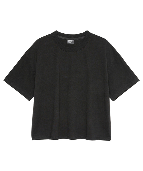 ELIMENO(エリメノ)の「ELベーシック メンズ クロップ 半袖Tシャツ 3カラー(Tシャツ/カットソー・メンズ・ブラック/グレー/ホワイト・1/2/3)」の1枚目の写真