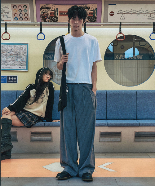 ELIMENO(エリメノ)の「ELベーシック メンズ クロップ 半袖Tシャツ 3カラー(Tシャツ/カットソー・メンズ・ブラック/グレー/ホワイト・1/2/3)」の5枚目の写真