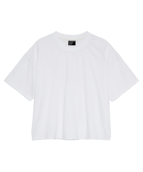 ELIMENO(エリメノ)の「ELベーシック メンズ クロップ 半袖Tシャツ 3カラー(Tシャツ/カットソー・メンズ・ブラック/グレー/ホワイト・1/2/3)」の9枚目の写真