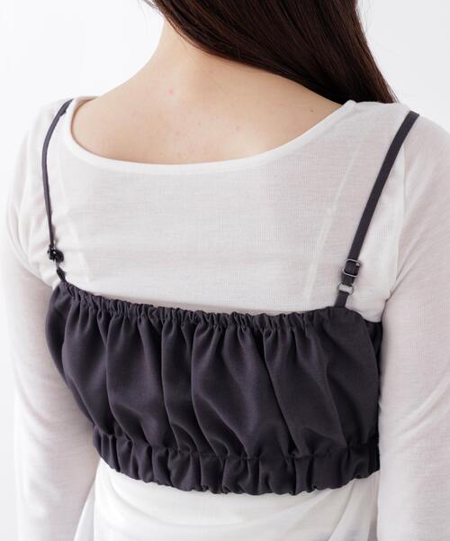 PROPORTION BODY DRESSING（プロポーションボディドレッシング）の「＜セットアップ対応＞ギャザービスチェ / 1216110313（その他トップス・レディース・ベージュ/ダークグレー/オフホワイト・FREE）」の22枚目の写真