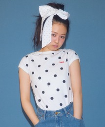 ポルカドットコンパクトTシャツ