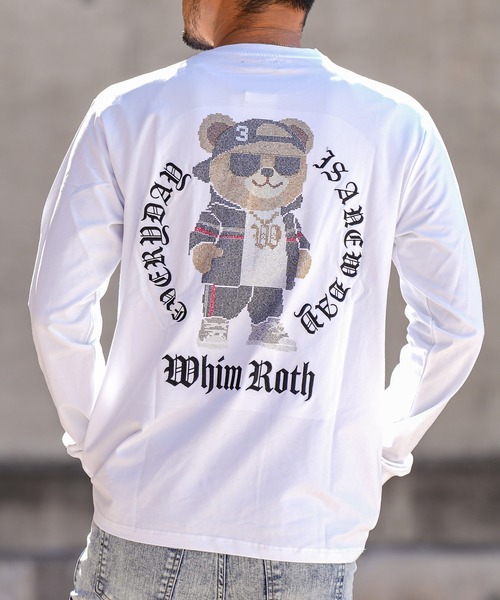 adamsJUGGLER(アダムスジャグラー)の「W/R R.ベアロンティー(Tシャツ/カットソー・メンズ・ブラック/ホワイト・S/M/L/XL)」の7枚目の写真