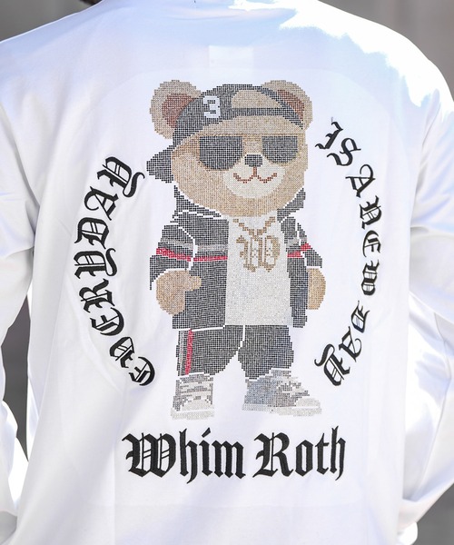 adamsJUGGLER(アダムスジャグラー)の「W/R R.ベアロンティー(Tシャツ/カットソー・メンズ・ブラック/ホワイト・S/M/L/XL)」の15枚目の写真
