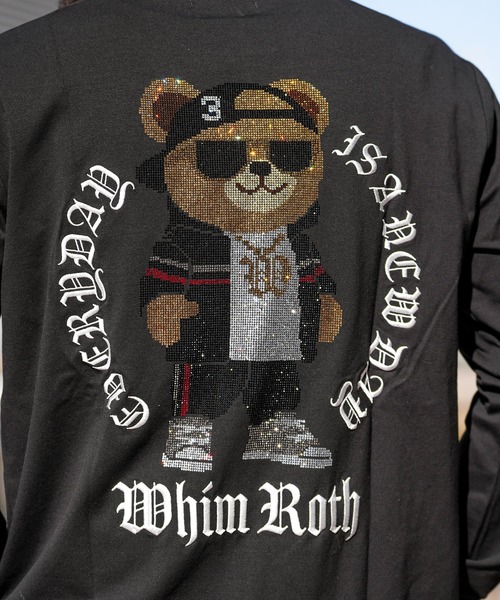 adamsJUGGLER(アダムスジャグラー)の「W/R R.ベアロンティー(Tシャツ/カットソー・メンズ・ブラック/ホワイト・S/M/L/XL)」の19枚目の写真