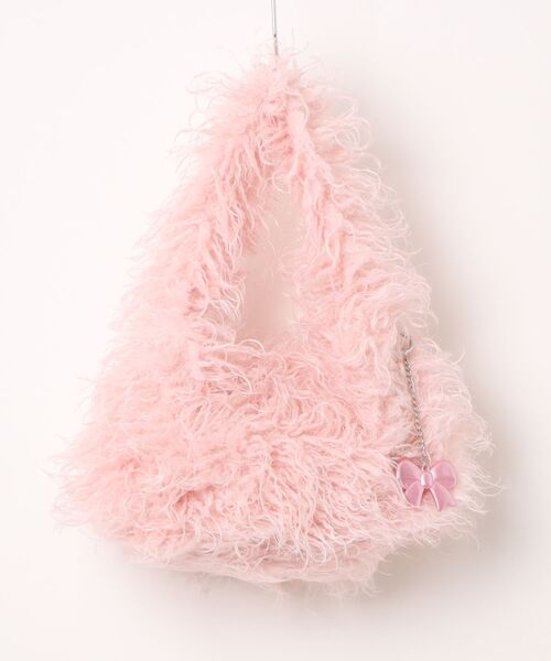 ARCHIVER(アーカイバ)の「【Little Sunny Bite】fur bag(ハンドバッグ・レディース・ブルー/ピンク・FREE)」の2枚目の写真