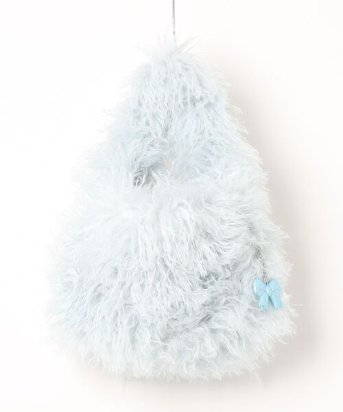 ARCHIVER(アーカイバ)の「【Little Sunny Bite】fur bag(ハンドバッグ・レディース・ブルー/ピンク・FREE)」の1枚目の写真