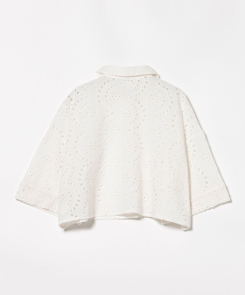 BEAMS HEART(ビームスハート)の「【洗濯可・セットアップ対応】INDIAレース シャツ(シャツ/ブラウス・レディース・オフホワイト/ブラウン/ブラック・FREE)」の18枚目の写真
