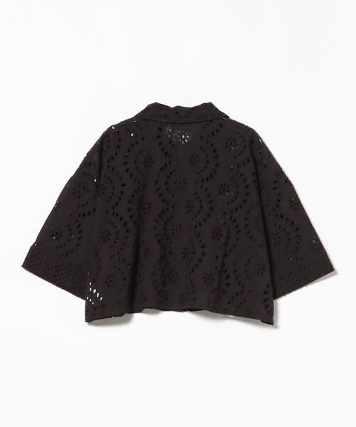 BEAMS HEART(ビームスハート)の「【洗濯可・セットアップ対応】INDIAレース シャツ(シャツ/ブラウス・レディース・オフホワイト/ブラウン/ブラック・FREE)」の21枚目の写真