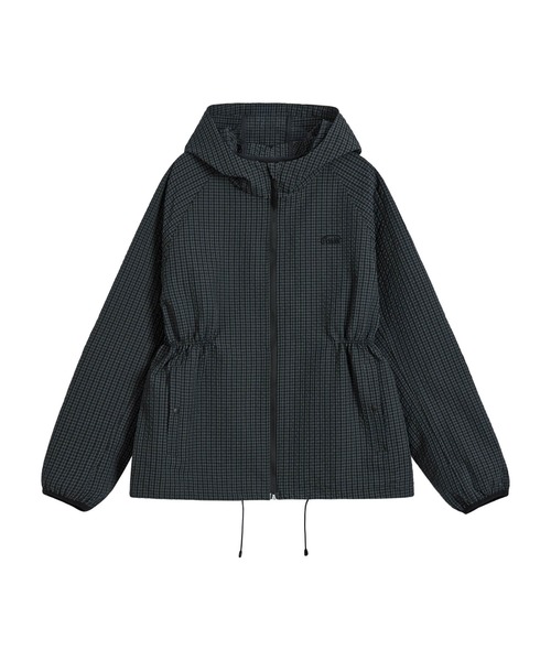 EMIS(イミス)の「(W) PACKABLE WINDBREAKER(ナイロンジャケット・レディース・ブラック/アイボリー・MEDIUM/SMALL)」の1枚目の写真