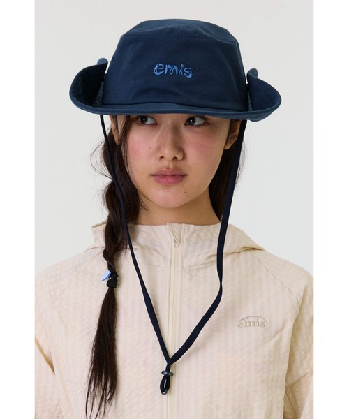 EMIS(イミス)の「(W) PACKABLE WINDBREAKER(ナイロンジャケット・レディース・ブラック/アイボリー・MEDIUM/SMALL)」の6枚目の写真