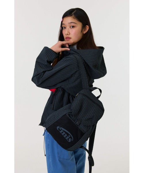 EMIS(イミス)の「(W) PACKABLE WINDBREAKER(ナイロンジャケット・レディース・ブラック/アイボリー・MEDIUM/SMALL)」の11枚目の写真