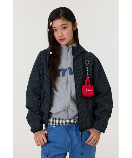 EMIS(イミス)の「(W) PACKABLE WINDBREAKER(ナイロンジャケット・レディース・ブラック/アイボリー・MEDIUM/SMALL)」の12枚目の写真
