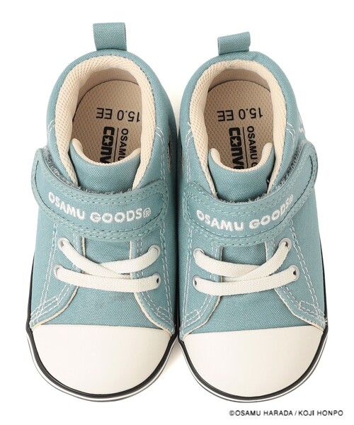 SHIPS（シップス）の「CONVERSE:13～15cm / BABY OSAMU GOODS スニーカー（スニーカー・キッズ・ブラウン系その他/ライトブルー・14/15 /13）」の5枚目の写真