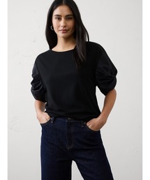 BANANA REPUBLIC FACTORY STORE　　ミックスメディア ボリュームスリーブ トップ