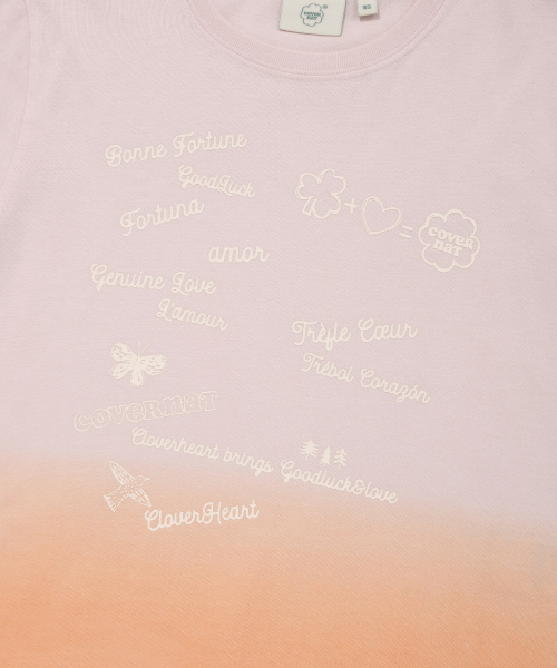 COVERNAT WOMAN(カバーナットウーマン)の「ウーマングラデーションTシャツライトピンク(Tシャツ/カットソー・レディース・その他・WS/WM)」の4枚目の写真