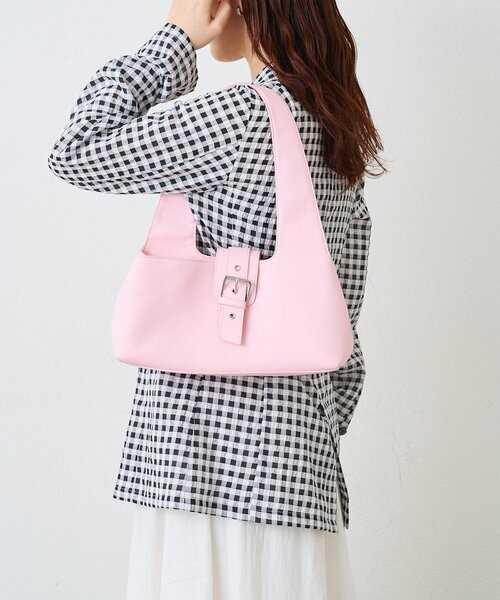 mystic(ミスティック)の「ベルトフラップBAG(ハンドバッグ・レディース・アイボリー/ピンク・ONE SIZE)」の11枚目の写真