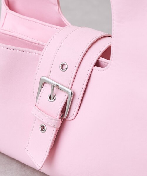 mystic(ミスティック)の「ベルトフラップBAG(ハンドバッグ・レディース・アイボリー/ピンク・ONE SIZE)」の22枚目の写真