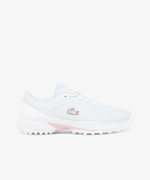 LACOSTE(ラコステ)の「撥水 レディース GOLF POINT 1261 SFA(スニーカー・レディース・ホワイト×ピンク・25.5cm/24.5cm/23.5cm/24.0cm/22.5cm/23.0cm)」の1枚目の写真