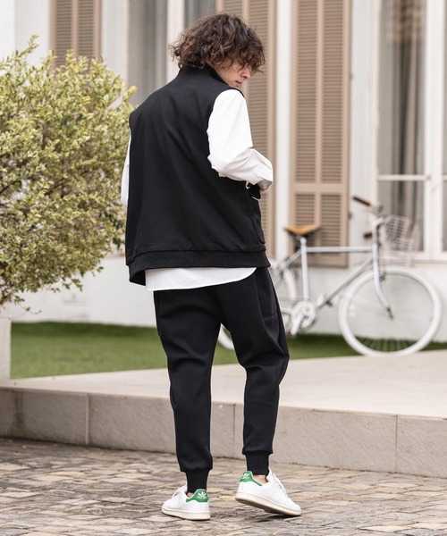 CAMBIO（カンビオ）の「mcg3790- 裏毛ミリタリーハイネックベスト(BP-BFS0096)（ベスト・メンズ・カーキ/ブラック/グレー・L/M/S）」の9枚目の写真