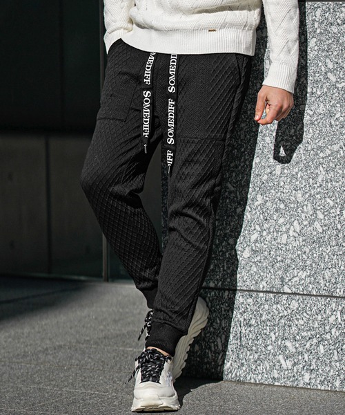 SOMEDIFF（サムディフ）の「リラックスジョガーパンツ メンズ スウェットパンツ ウエストゴム イージーパンツ 春服（スウェットパンツ・メンズ・ホワイト/ブラック・M/XL/L）」の8枚目の写真