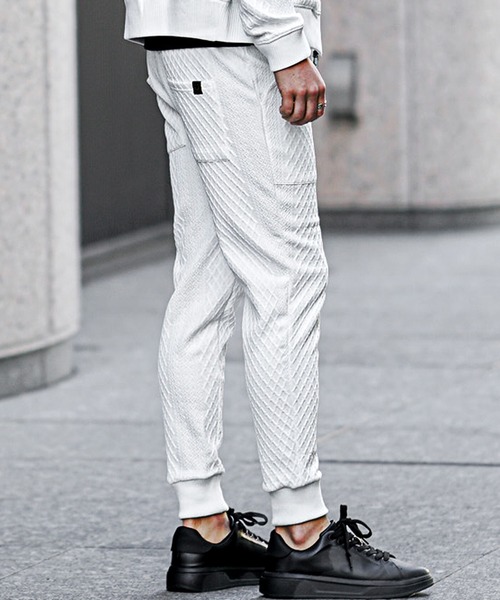 SOMEDIFF（サムディフ）の「リラックスジョガーパンツ メンズ スウェットパンツ ウエストゴム イージーパンツ 春服（スウェットパンツ・メンズ・ホワイト/ブラック・M/XL/L）」の16枚目の写真