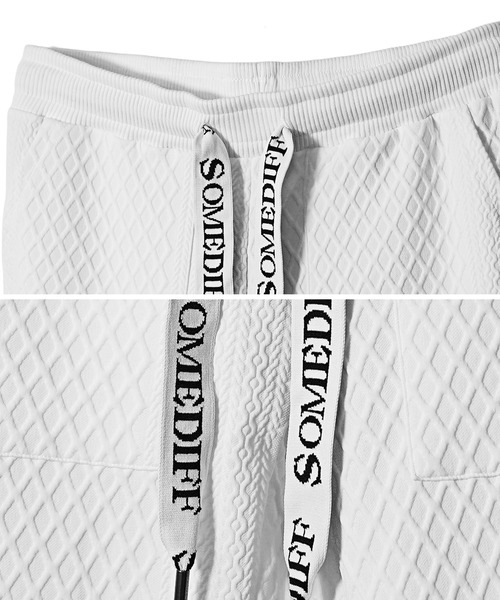 SOMEDIFF（サムディフ）の「リラックスジョガーパンツ メンズ スウェットパンツ ウエストゴム イージーパンツ 春服（スウェットパンツ・メンズ・ホワイト/ブラック・M/XL/L）」の4枚目の写真