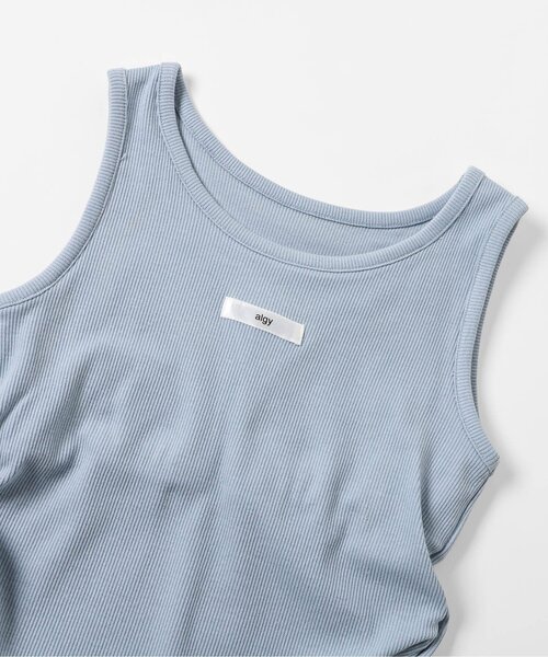 algy(アルジー)の「パット付きレイヤードタンク(タンクトップ・キッズ・オフホワイト/ブラック/サックスブルー・130/150/140/160)」の11枚目の写真