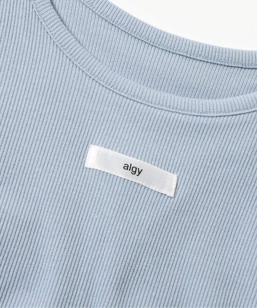 algy(アルジー)の「パット付きレイヤードタンク(タンクトップ・キッズ・オフホワイト/ブラック/サックスブルー・130/150/140/160)」の12枚目の写真