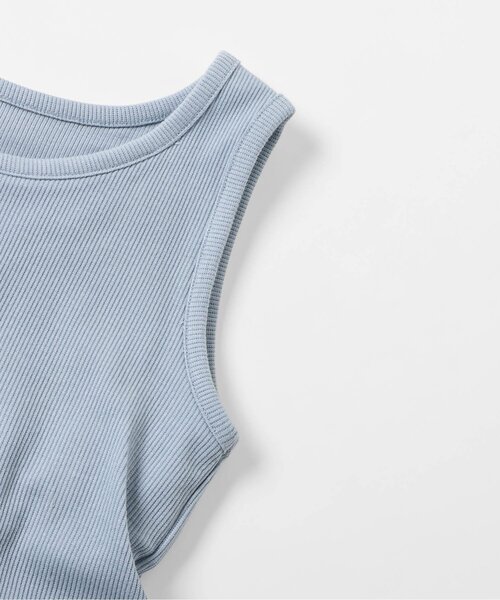 algy(アルジー)の「パット付きレイヤードタンク(タンクトップ・キッズ・オフホワイト/ブラック/サックスブルー・130/150/140/160)」の13枚目の写真