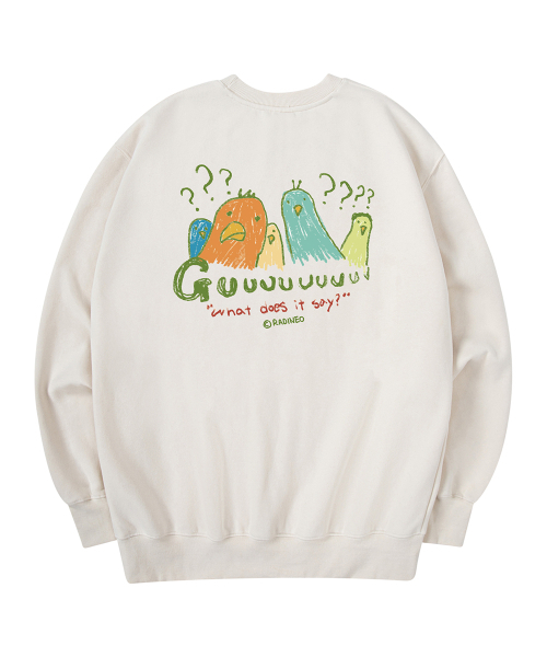 RADINEO(ラディネオ)の「グー メンズ スウェットクリーム(スウェット・メンズ・その他・MEDIUM/LARGE/X-LARGE)」の1枚目の写真