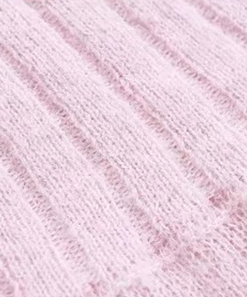 Fano Studios（ファノ ストゥディオズ）の「ベルスリーブ オフショルダー ニットトップス FX26S024【Fano Studios】【2026SS】（ニット/セーター・レディース・ピンク・L/M/S）」の13枚目の写真