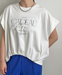 LHELBIE（レルビエ）の「ドロストボックスロゴTシャツ（Tシャツ/カットソー）」