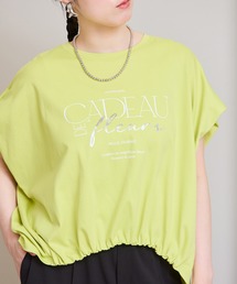 LHELBIE（レルビエ）の「ドロストボックスロゴTシャツ（Tシャツ/カットソー）」
