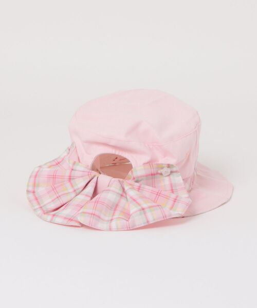 KP DECO（ケーピーデコ）の「日除け付きハット（ハット・キッズ・ピンク/ラベンダー・SMALL/MEDIUM/LARGE）」の3枚目の写真