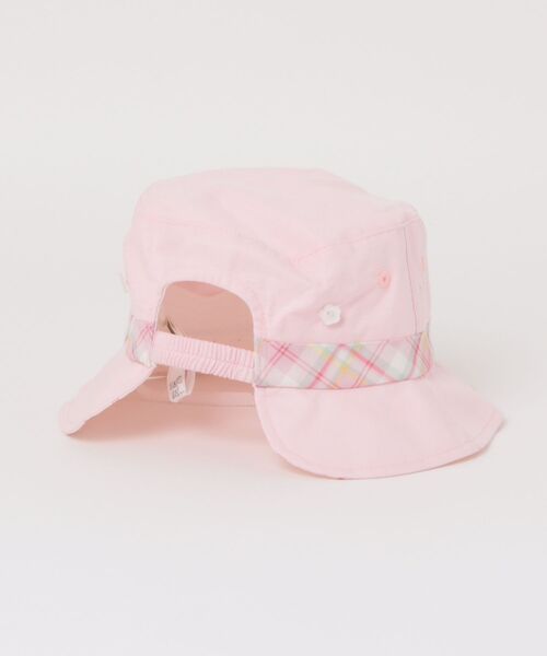 KP DECO（ケーピーデコ）の「日除け付きハット（ハット・キッズ・ピンク/ラベンダー・SMALL/MEDIUM/LARGE）」の5枚目の写真