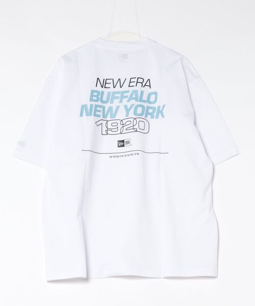 NEW ERA(ニューエラ)の「ニューエラ アウトドア ユーティリティ オーバーサイズTシャツ 半袖(Tシャツ/カットソー・メンズ・ホワイト/ブラック・S/M/L/XL/XXL)」の5枚目の写真