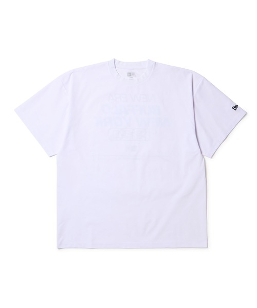 NEW ERA(ニューエラ)の「ニューエラ アウトドア ユーティリティ オーバーサイズTシャツ 半袖(Tシャツ/カットソー・メンズ・ホワイト/ブラック・S/M/L/XL/XXL)」の1枚目の写真