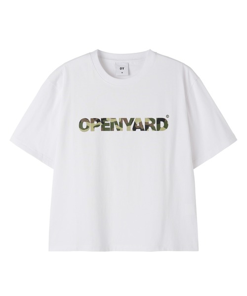 OY(オーワイ)の「『OY/オーワイ』OPYD CAMO CROP TEE/ロゴカモクロップTシャツ(Tシャツ/カットソー・メンズ・ホワイト/ブラック・L/M)」の7枚目の写真