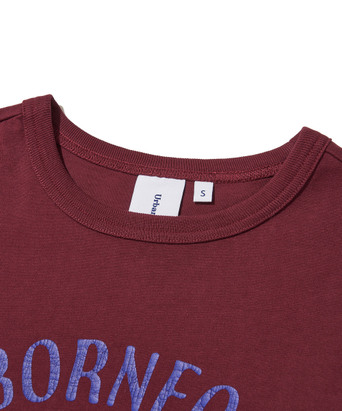 URBANDTYPE(アーバンディタイプ)の「ボルネオパンサーTシャツ_バーガンディ(Tシャツ/カットソー・レディース・その他・SMALL/MEDIUM/LARGE/X-LARGE)」の3枚目の写真