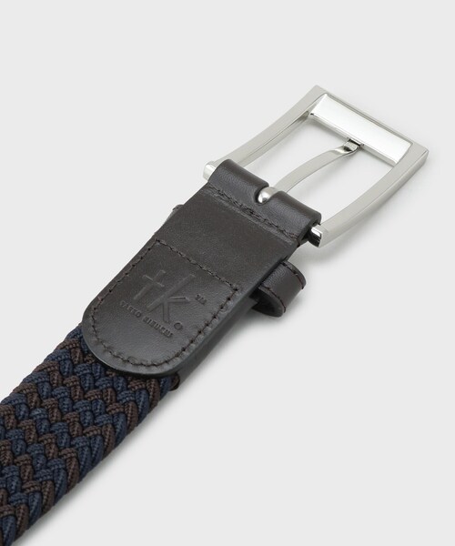 tk.TAKEO KIKUCHI（ティーケータケオキクチ）の「ゴムメッシュベルト（ベルト・メンズ・ダークブラウン系4/ブラック系/ブラック・00）」の6枚目の写真