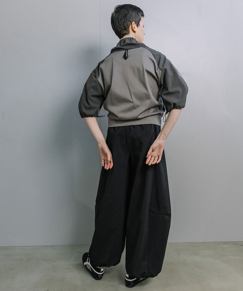 MARECHAL TERRE（マルシャルテル）の「【UVカット/接触冷感/吸水速乾/防シワ】ライトブルゾン（ブルゾン・レディース・ブラック/オフホワイト/チャコールグレー/ネイビー・MEDIUM）」の17枚目の写真